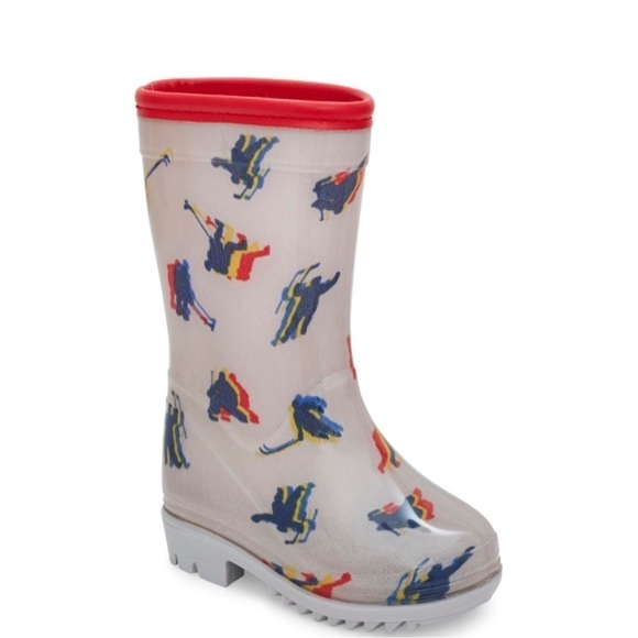 Carter's Kids Rain Boots - Red, Blue, Yellow - Picture 11 of 11